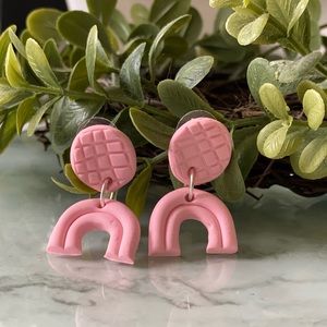 Polymer clay earrings